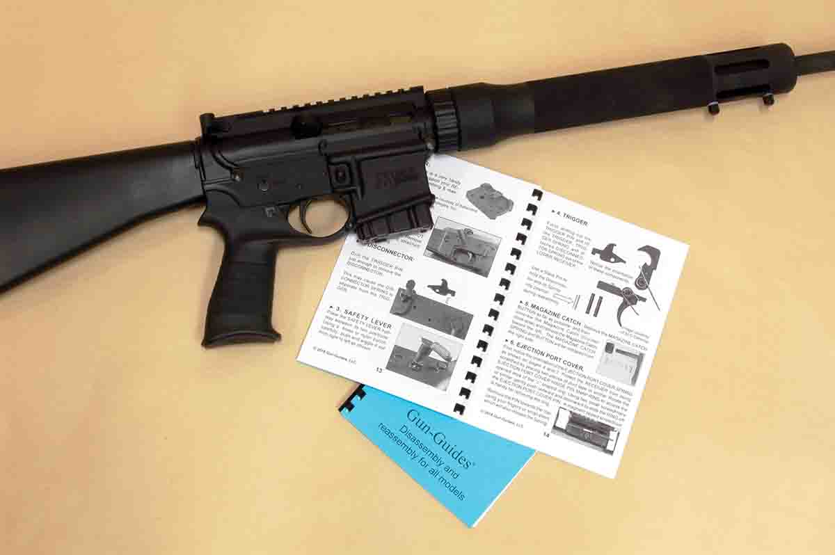 Small manuals like these from Gun-Guides show complete steps for disassembly/reassembly.